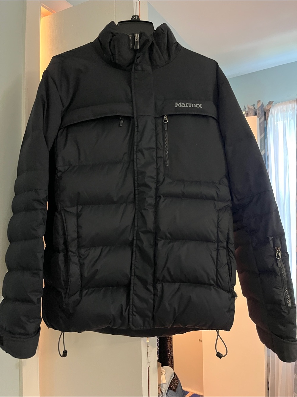Marmot Men's Black Quilted Down Puffer Jacket